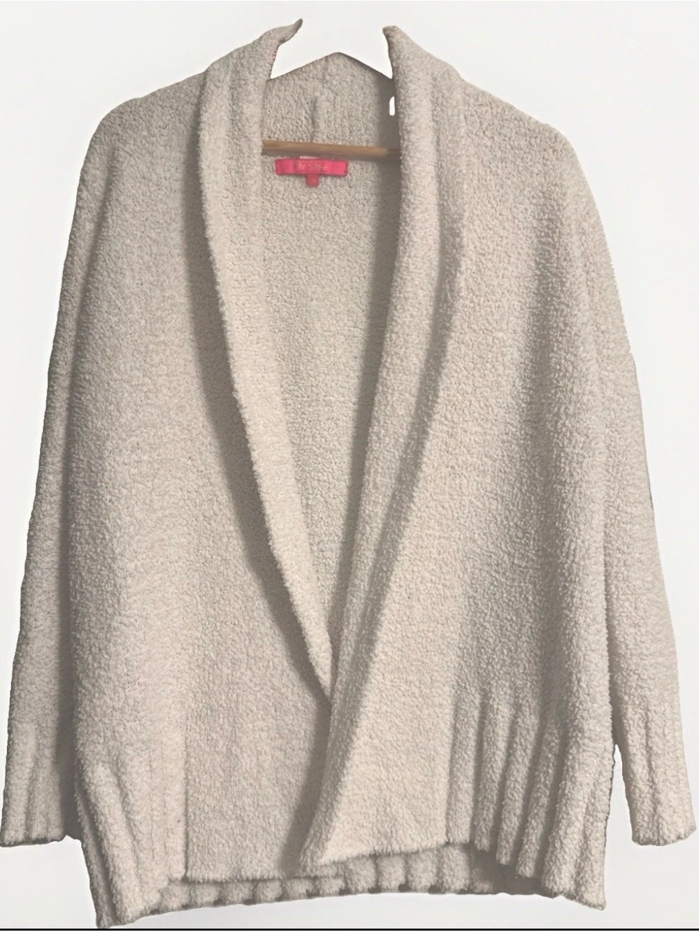 Lilly Pulitzer White Bouclé Shawl-Collar Cardigan size XS